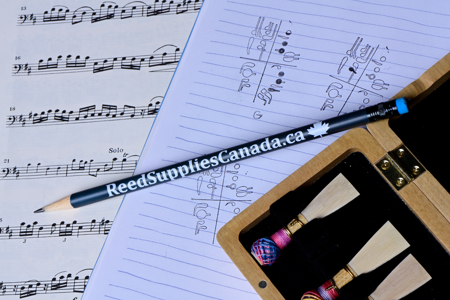 Bassoon Fingering Stamp - The Music Stamp™ Series Reed Supplies Canada Ltd.