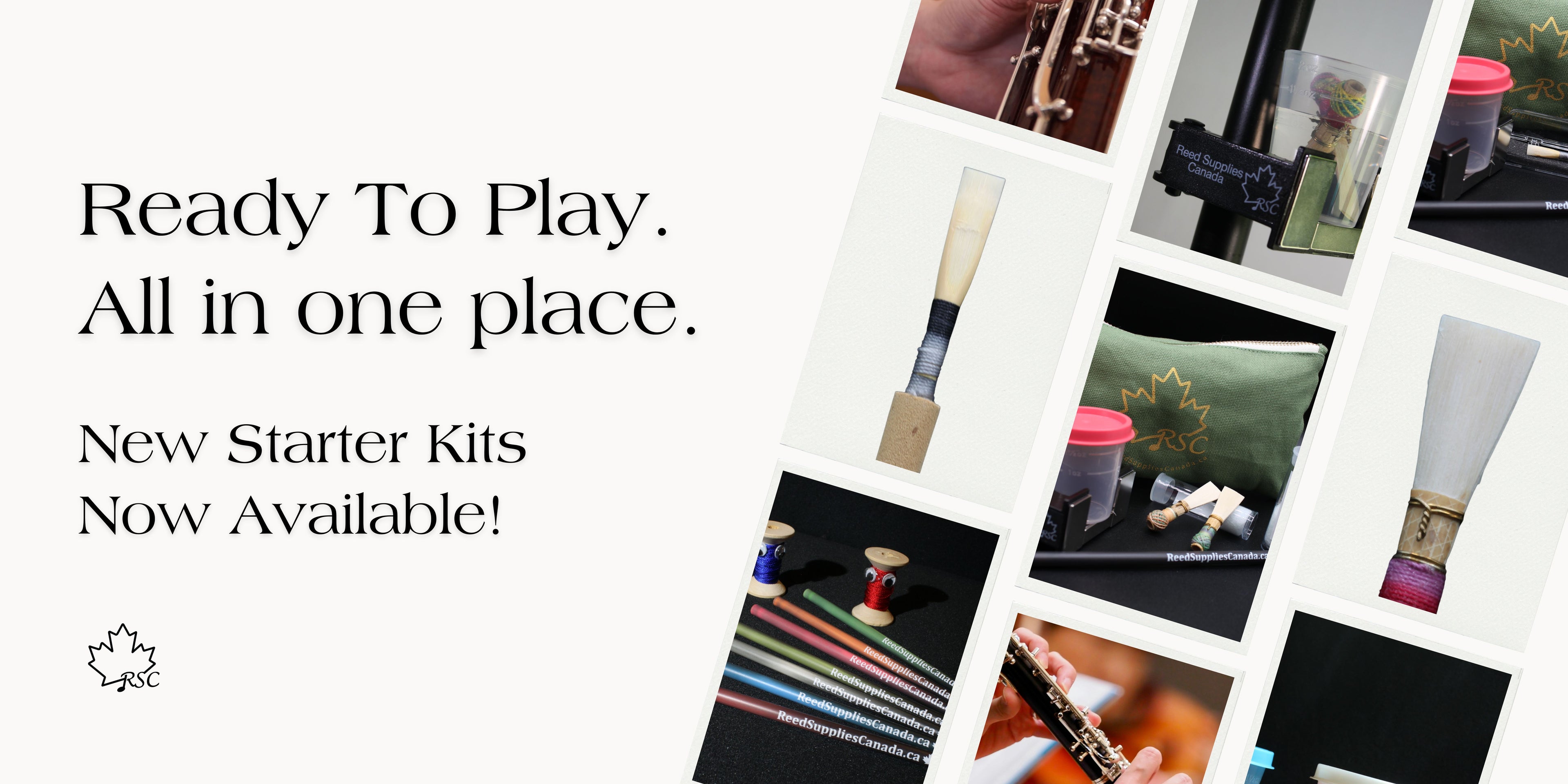 starter and reed making kits now available