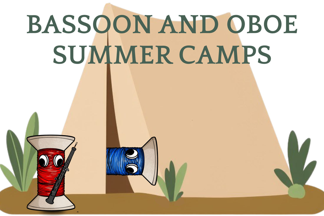 Bassoon and Oboe characters in a tent