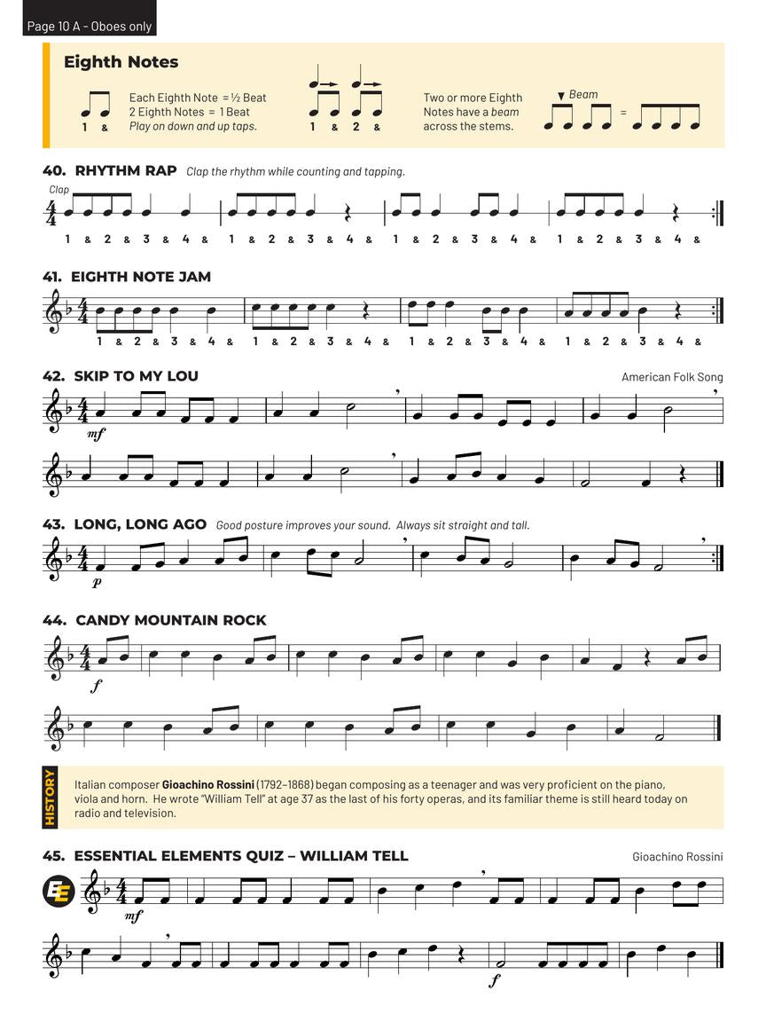 Essential Elements for Band Book 1 - Oboe Hal Leonard
