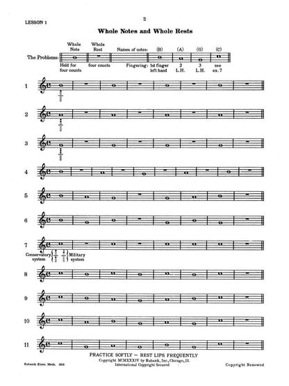 Rubank Elementary Method – Oboe