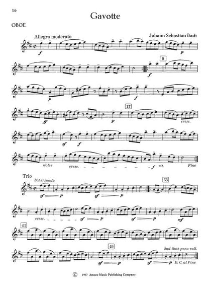 Oboe Solos with Piano Accompaniment