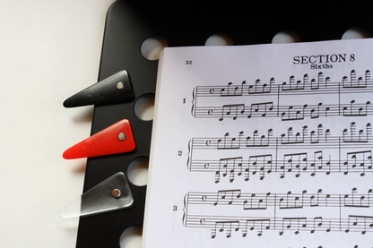 Magnetic Plaques on music stand
